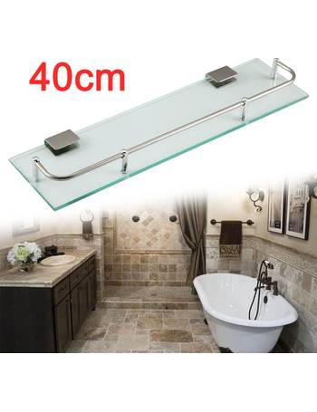 SANNO Suction Cup Shower Caddy Bath Wall Shelf, Deep Bathroom