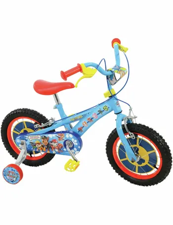 paw patrol bike 14 inch halfords