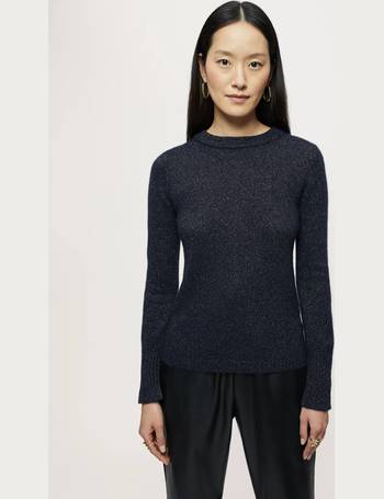 Jigsaw cloud cashmere clearance crew neck jumper