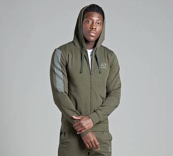 Ea7 7 best sale lines fleece tracksuit