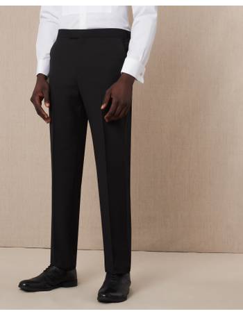 Tailored Fit Italian Silk And Linen Trousers  JAEGER  MS
