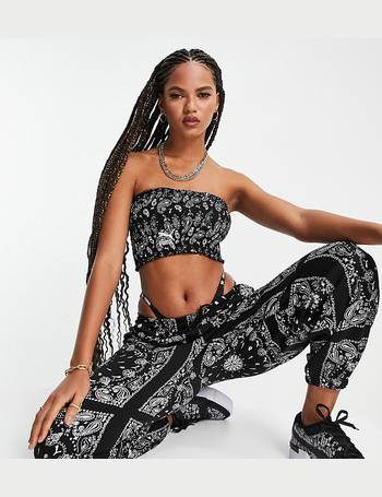 puma paisley capris