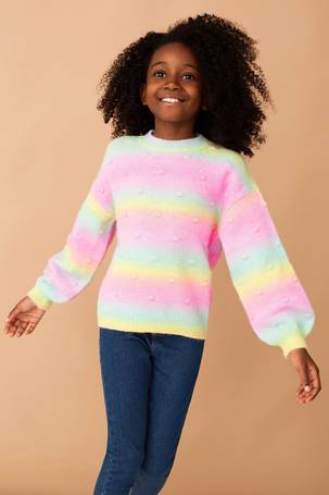 Rainbow sale jumper next