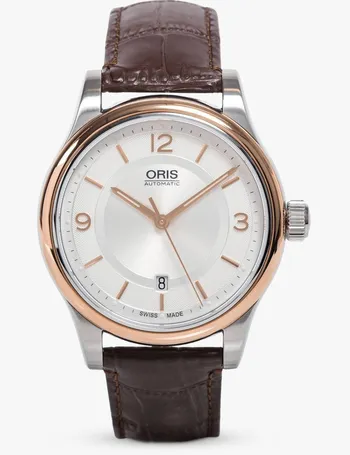 Shop John Lewis Rose Gold Watch With Leather Strap for Men up to