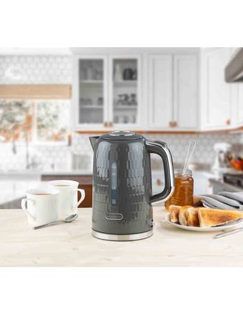 1.7L Honeycomb Kettle Grey from Robert Dyas