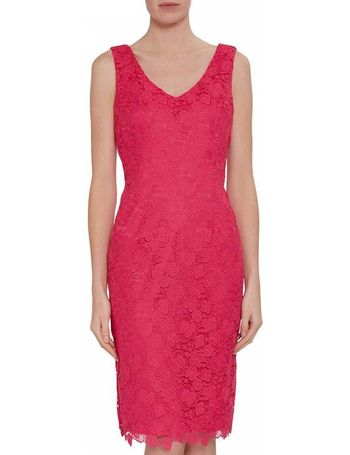 gina bacconi denise embroidered dress