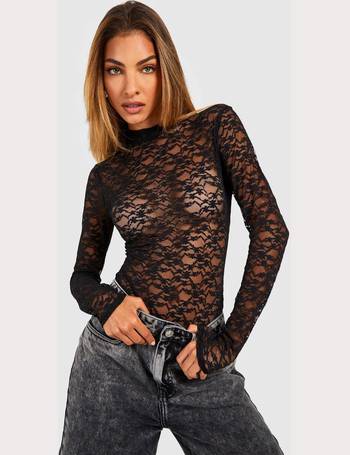 Tall Lace Long Sleeved Bodysuit