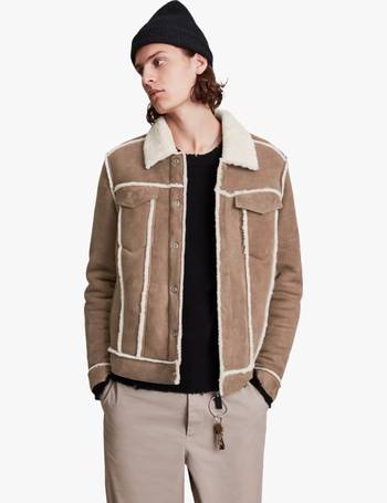 allsaints terro shearling