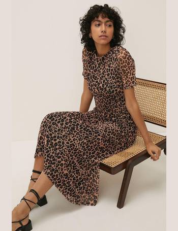 oasis animal print dress