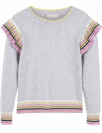 Mint velvet grey rainbow sweatshirt hot sale