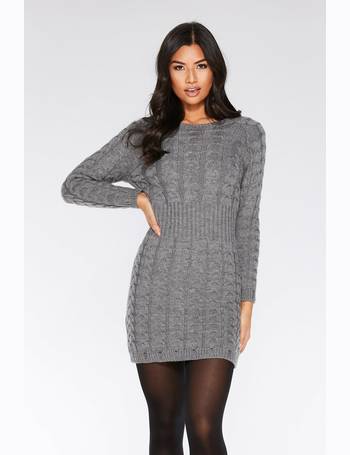 quiz knitted jumper dress