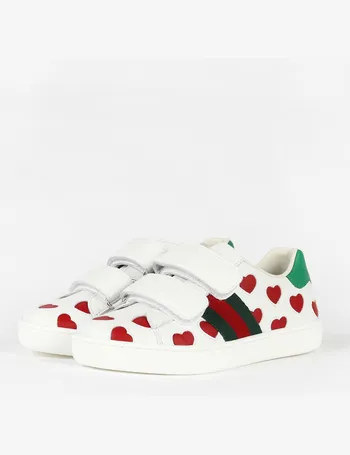 Gucci love heart on sale trainers