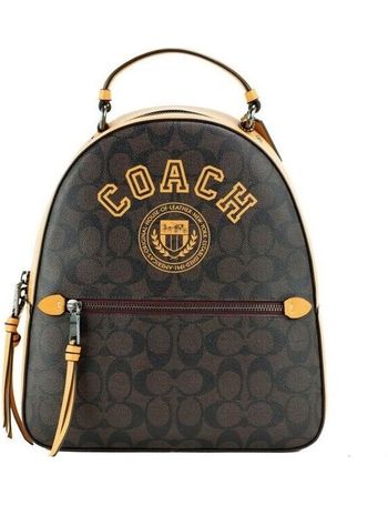 COACH®  Hitch Backpack In Rainbow Signature Canvas