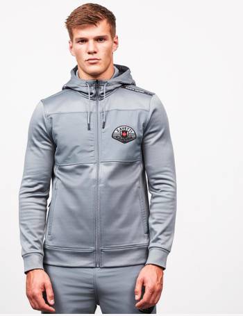 viccaro full zip hooded utility puffer jacket