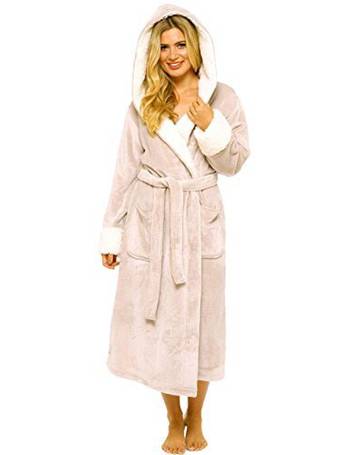 KATE MORGAN Girls Mini Me & Ladies Soft & Cosy Hooded Dressing Gown 