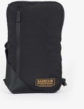 barbour international sling bag