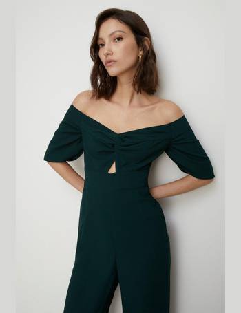 Oasis blue 2025 bardot jumpsuit