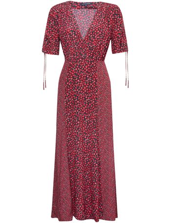 Aubine fluid outlet floral maxi dress