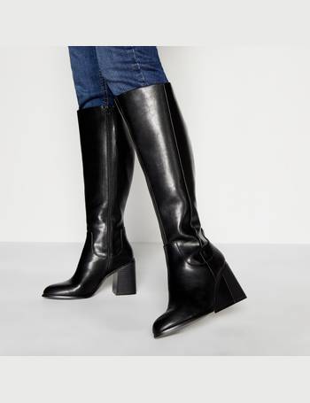 faith black knee high boots