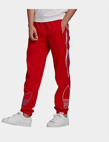 jd sports red adidas tracksuit