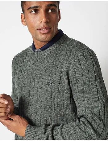 regatta cable crew neck jumper