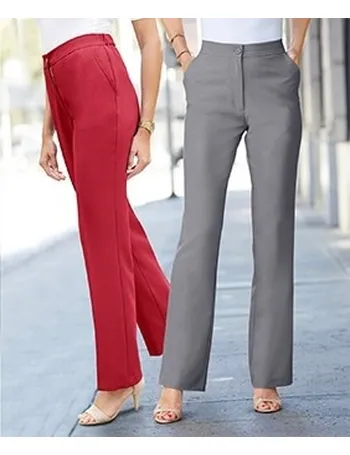 Pack of 2 Tailored Trousers