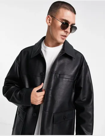 topman leather jacket