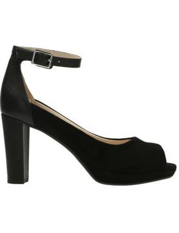 Shop Women's Clarks Peep Toe Heels up to 75% | DealDoodle