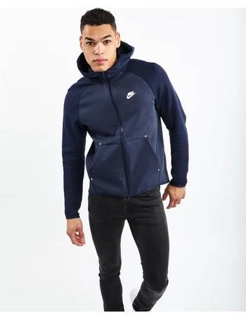 nike tech fleece colorblock blue