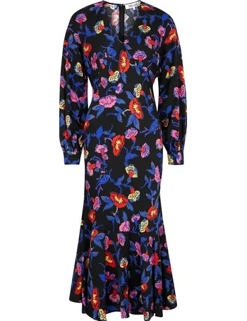 Dvf jovie wrap sales dress