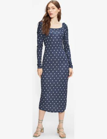 ted baker mariani spot dress ivory