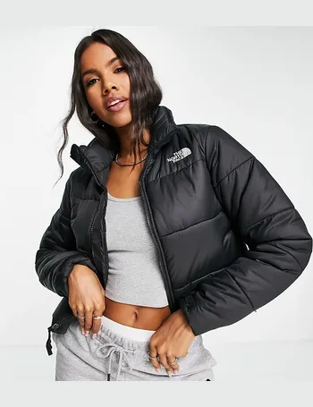 cropped north face jacket womens