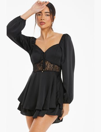 Cream Eyelash Lace Plunge Strappy Playsuit - Morella – Rebellious