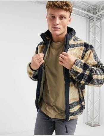 Jack & jones top originals check overcoat