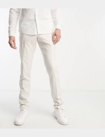 French Connection slim fit striped pants  ShopStyle Chinos  Khakis