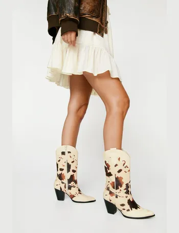 Your Love Shines On Patent Faux Leather Boots