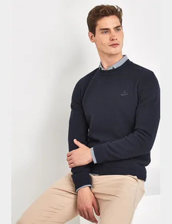 gant shetland crew sweater