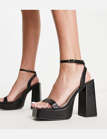 Glamorous platform hot sale chunky heel