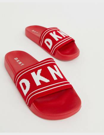 dkny red slides