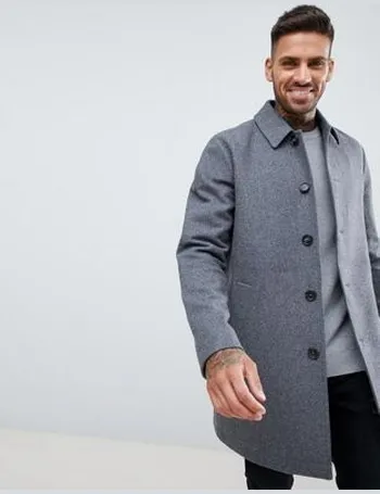 asos mens wool overcoat