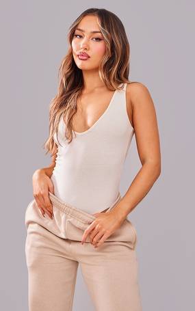 Shop Pretty Little Thing Plunge Bodysuits For Women up to 80% Off