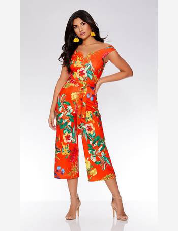 Quiz floral hot sale jumpsuit