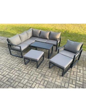 Grey rattan deals garden furniture b&q