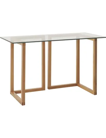 habitat glass desk