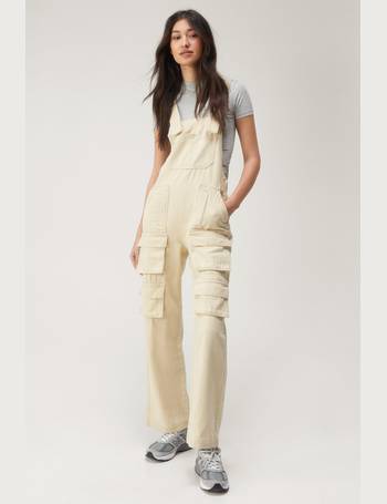 Denim Zip Through Dungaree Jumpsuit