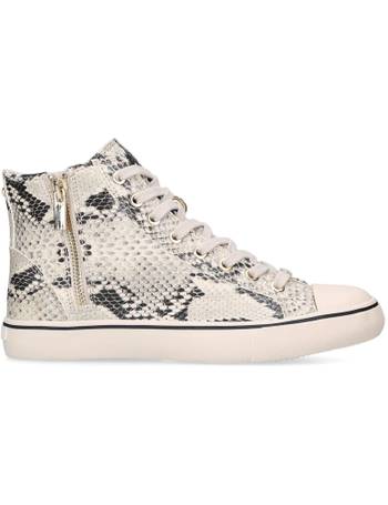 carvela trainers snake print