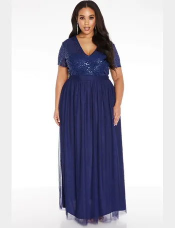 quiz royal blue maxi dress