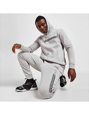 emporio armani ea7 grain tape crew fleece tracksuit