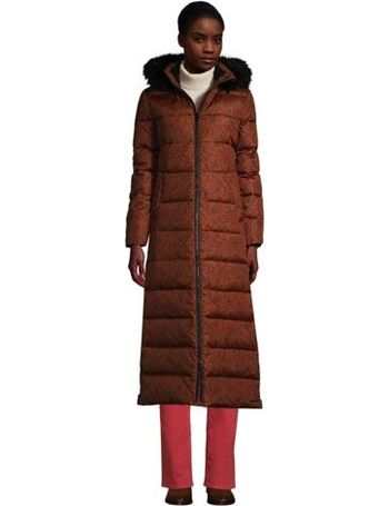 women's hooded expedition maxi long down coat