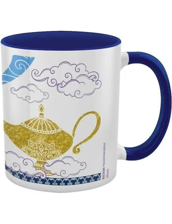 Aladdin, Genie Emerging From Lamp Travel Mug, Zazzle